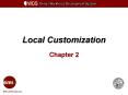 Local Customization PowerPoint PPT Presentation
