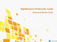 Significance of security cards