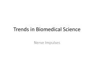 Trends in Biomedical Science