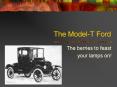 The Model-T Ford PowerPoint PPT Presentation