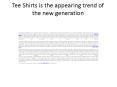 skinny tees PowerPoint PPT Presentation