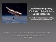 The Interdisciplinary Evolution of the Hubble Space Telescope