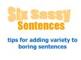 tips for adding variety to boring sentences PowerPoint PPT Presentation