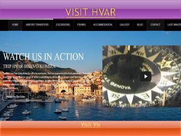 Visit hvar