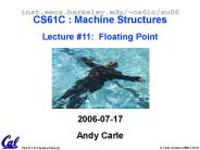 CS61C - Lecture 13