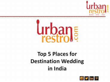 Wedding Destinations