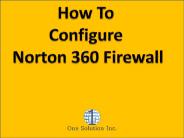 How to Configure Norton 360 Firewall