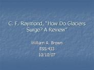 C. F. Raymond, 