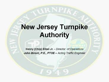 New Jersey Turnpike Authority
