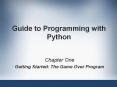 Guide to Programming with Python PowerPoint PPT Presentation