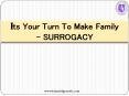 Its Your Turn To Make Family - SURROGACY PowerPoint PPT Presentation