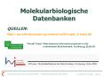 Molekularbiologische Datenbanken PowerPoint PPT Presentation