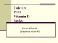 Calcium PTH Vitamin D basics PowerPoint PPT Presentation