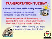 TRANSPORTATION TUESDAY