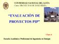 Curso: PROYECTOS DE INGENIER PowerPoint PPT Presentation