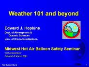 Weather 101 and beyond