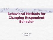 Behavioral%20Methods%20for%20Changing%20Respondent%20Behavior