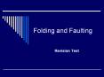 Folding and Faulting PowerPoint PPT Presentation