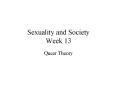Sexuality and Society Week 13 PowerPoint PPT Presentation