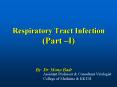 Respiratory Tract Infection (Part  PowerPoint PPT Presentation