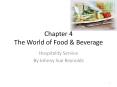 Chapter 4 The World of Food PowerPoint PPT Presentation