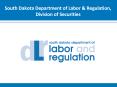 South Dakota Department of Labor PowerPoint PPT Presentation