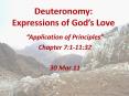 Deuteronomy: Expressions of God PowerPoint PPT Presentation