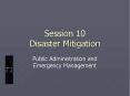 Session 10 Disaster Mitigation PowerPoint PPT Presentation