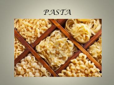 PASTA