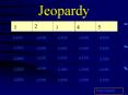 Jeopardy PowerPoint PPT Presentation