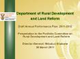 Department of Rural Development and Land Reform PowerPoint PPT Presentation