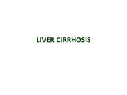 LIVER CIRRHOSIS