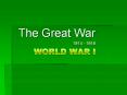World War I PowerPoint PPT Presentation
