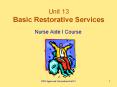 Unit 13 Basic Restorative Services PowerPoint PPT Presentation