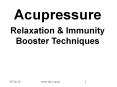 Acupressure PowerPoint PPT Presentation