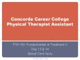 Concorde Career College Physical Therapist Assistant PowerPoint PPT Presentation