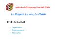 Amicale de Malaunay Football Club PowerPoint PPT Presentation