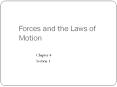 Forces and the Laws of Motion PowerPoint PPT Presentation