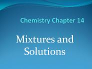 Chemistry Chapter 14