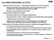 Salaried Personnel Levels 