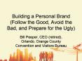 Building a Personal Brand (Follow the Good, Avoid the Bad, and Prepare for the Ugly) PowerPoint PPT Presentation