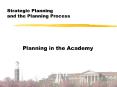 Strategic Planning and the Planning Process PowerPoint PPT Presentation
