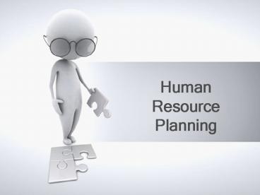 Human Resource Planning