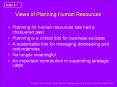 Views%20of%20Planning%20Human%20Resources PowerPoint PPT Presentation