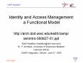 Identity and Access Management: a Functional Model PowerPoint PPT Presentation