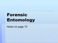 Forensic Entomology PowerPoint PPT Presentation