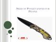 Need of Pocket knives for People PowerPoint PPT Presentation