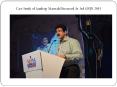 Case Study of Sandeep Marwah Discussed At 3rd GFJN 2015