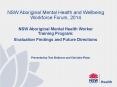 NSW Aboriginal Mental Health Worker Training Program Evaluation -Tom Brideson and Christine Flynn PowerPoint PPT Presentation