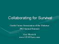 Collaborating for Survival PowerPoint PPT Presentation